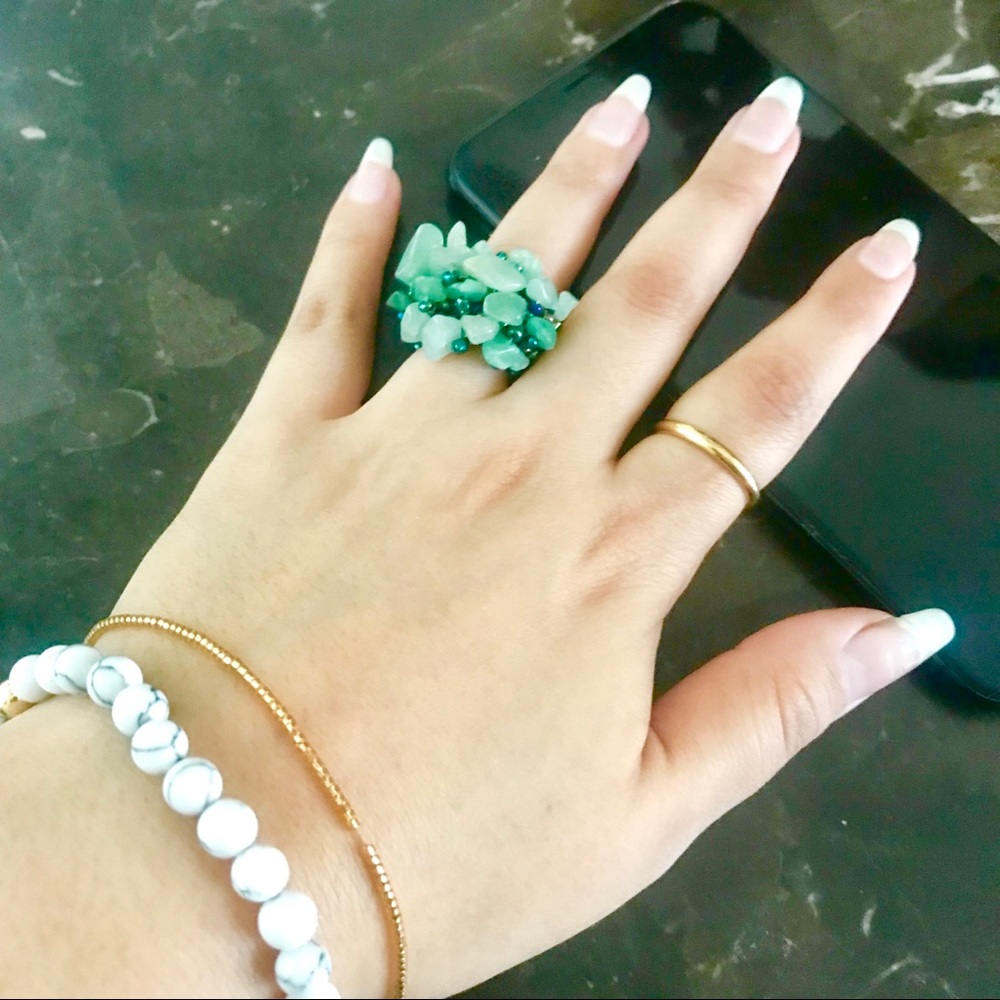 Amazonite Elastic Ring